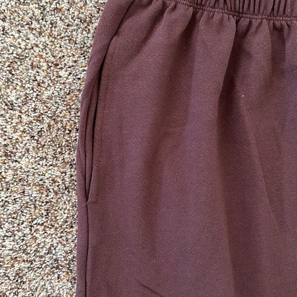 Naked Wardrobe Soft Sweatpants Elastic Waist in Chocolate Brown Size 1X - Picture 3 of 7